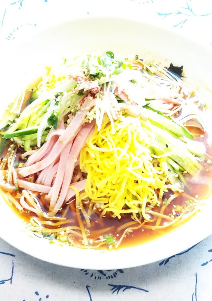 おだしで冷やし中華風ラーメン-レシピのメイン写真