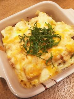 厚揚げと山芋明太子ソースのグラタン-レシピのメイン写真