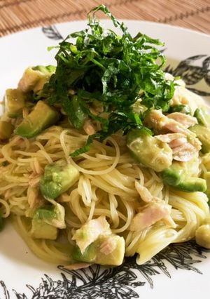 初夏の☆ツナとアボカドの冷製パスタ-レシピのメイン写真