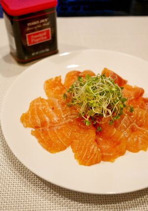 【スモークパプリカ】即席スモークサーモン-レシピのメイン写真