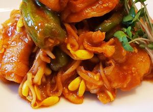 箸が止まらない~豆もやしと豚薄切りロース-レシピのメイン写真