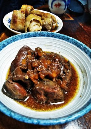 鶏レバー ハツ 甘辛煮-レシピのメイン写真