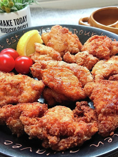 少ない油でザクザク唐揚げ(鶏むね肉)-レシピのメイン写真