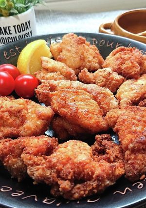 少ない油でザクザク唐揚げ（鶏むね肉）-レシピのメイン写真