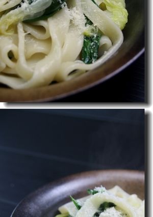 焼きチーズうどん-レシピのメイン写真