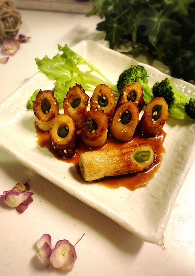 ✨ちくわといんげんの照りマヨ焼き✨-レシピのメイン写真