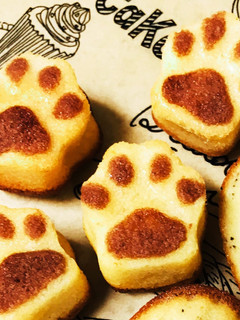 可愛い♡肉球型のフィナンシェ♪♪-レシピのメイン写真