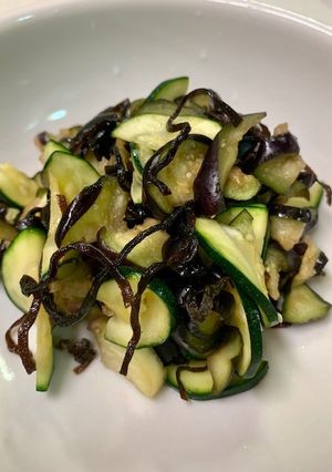 なすとズッキーニの塩昆布和え-レシピのメイン写真