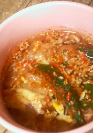 酸っぱキムチ消費！簡単キムチスープ-レシピのメイン写真