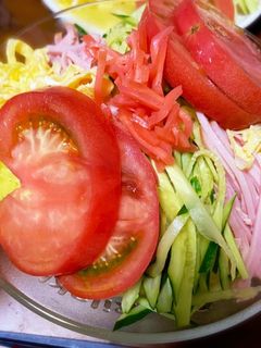 簡単!タレも手作り冷やし中華!-レシピのメイン写真