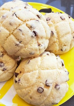 チョコチップメロンパン-レシピのメイン写真