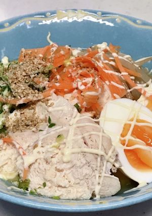 サッポロ一番で♡冷やしぶっかけ塩ラーメン-レシピのメイン写真