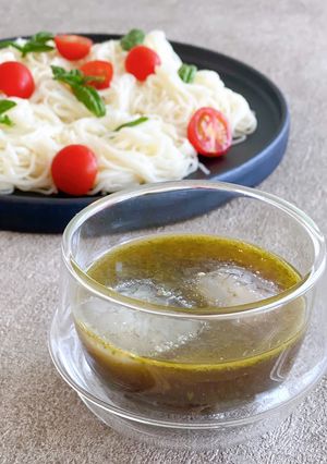 バジルの麺つゆ-レシピのメイン写真