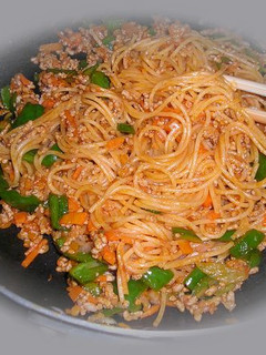 塩そぼろスパゲティ-レシピのメイン写真