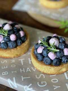 ブルーベリーとラムカスタードのタルト-レシピのメイン写真