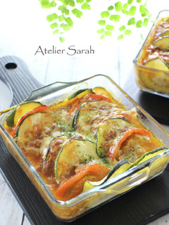 カレーリメイク♪ズッキーニグラタン-レシピのメイン写真
