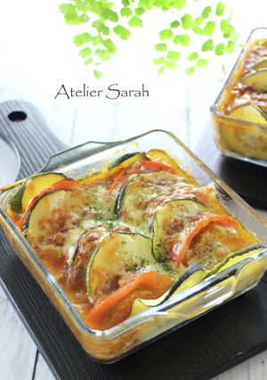 カレーリメイク♪ズッキーニグラタン-レシピのメイン写真