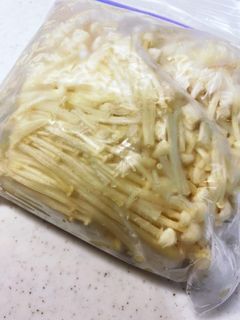 えのき冷凍保存-レシピのメイン写真
