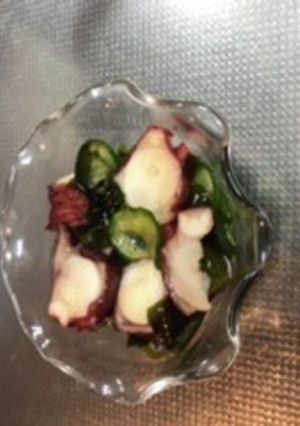 昆布茶を使ったタコ酢-レシピのメイン写真