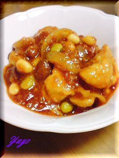~鶏とお豆のトマトソース煮~-レシピのメイン写真
