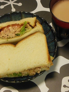 ツナ缶サンドイッチ-レシピのメイン写真