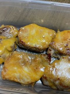 簡単お弁当☆豚ヒレ肉のチーズ焼き-レシピのメイン写真
