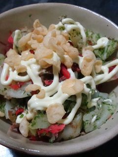 お好み焼きなキャベツのお浸し-レシピのメイン写真