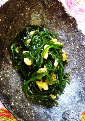切り昆布と小エビ切りイカ・天かす炒め-レシピのメイン写真