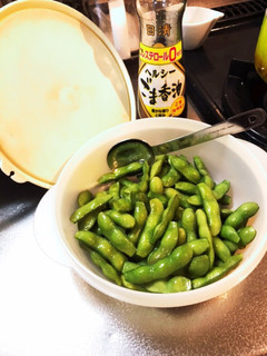 枝豆のごま油あえ(飛田和緒さんレシピ)-レシピのメイン写真