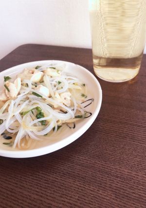 鶏皮の緑豆春雨サラダ-レシピのメイン写真