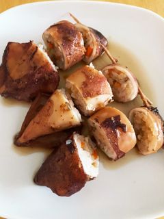イカ飯 白米-レシピのメイン写真