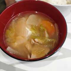 รูปของ うちの豚汁ならぬ鳥汁