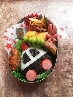 幼稚園 男の子 簡単 お弁当 パトカー-レシピのメイン写真