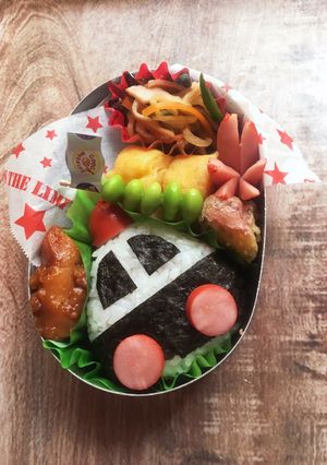 幼稚園 男の子 簡単 お弁当 パトカー-レシピのメイン写真