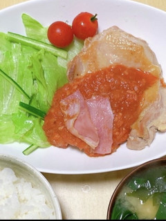 鶏肉のトマトソースソテー-レシピのメイン写真