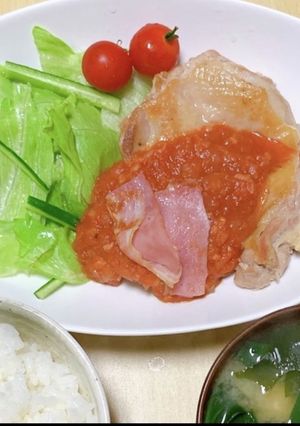 鶏肉のトマトソースソテー-レシピのメイン写真