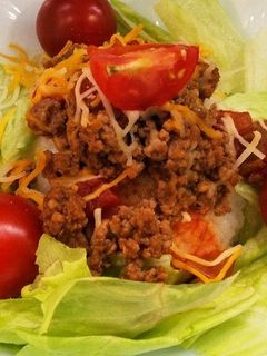 サルサソース入りタコライス-レシピのメイン写真