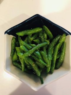 いんげん消費に!花椒とにんにく炒め-レシピのメイン写真
