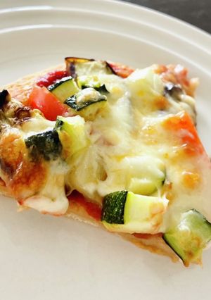 【全粒粉+オートミール】手ごね野菜ピザ-レシピのメイン写真