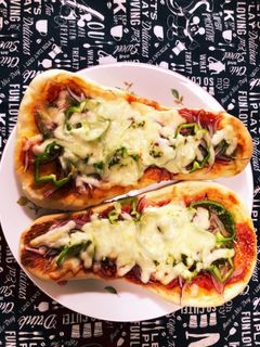 ナンピザ-レシピのメイン写真
