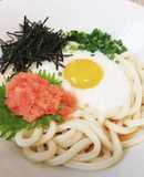 超簡単！冷やし明太とろろうどん！！