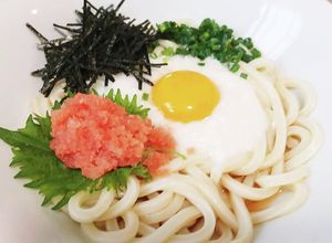 超簡単！冷やし明太とろろうどん！！-レシピのメイン写真