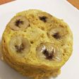 粉砕なし!オートミールとバナナの蒸しパン
