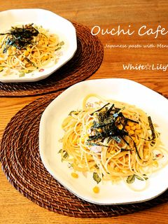 おうちカフェ❤️ツナと明太子の和風パスタ-レシピのメイン写真