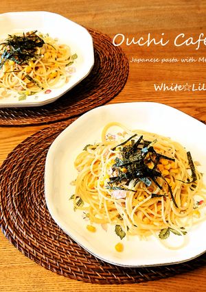 おうちカフェ❤️ツナと明太子の和風パスタ-レシピのメイン写真