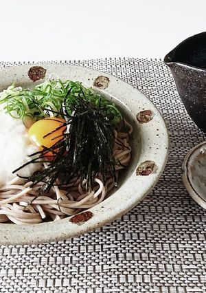 月見とろろ蕎麦-レシピのメイン写真