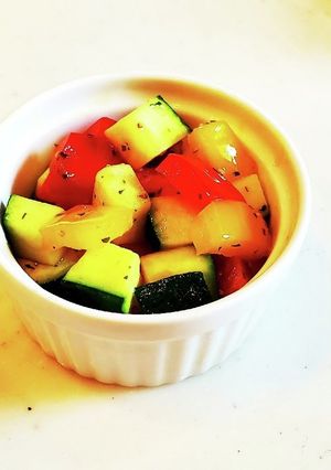 お弁当にも☆カラフル野菜のコロコロソテー-レシピのメイン写真