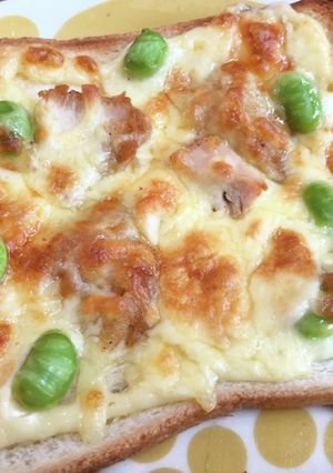 唐揚げチーズトースト-レシピのメイン写真