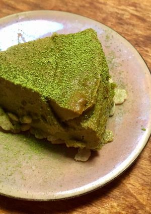 すぐできる！白みそ抹茶チーズケーキ★-レシピのメイン写真