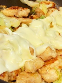 鶏胸肉とキャベツのチーズ焼き-レシピのメイン写真